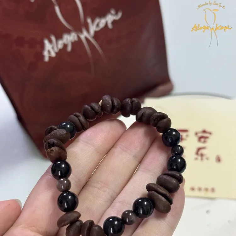 新中式咖啡手串 小众高颜值礼物推荐