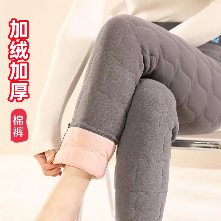冬季500克棉裤子高腰加厚加绒裤保暖秋裤防寒内穿雪地防寒打底裤