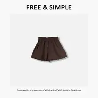 Free&Simple-‘腰精裤MAX版’时尚极简慵懒风松紧腰短裤-90611