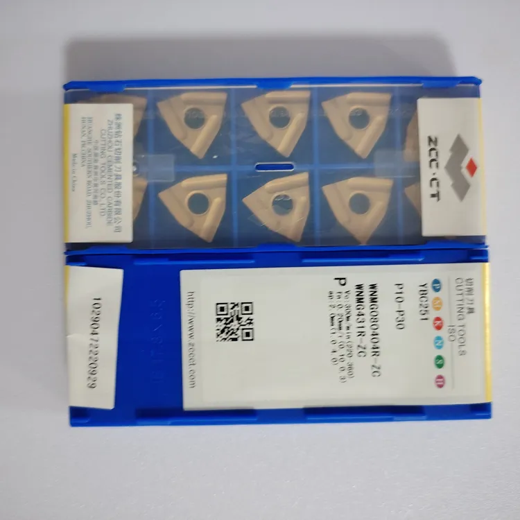 WNMG080404/08R-ZCYBC251桃型数控刀片加工钢件P开槽多功能套筒