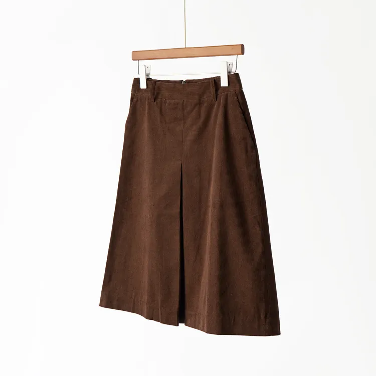 【YS11883】G上1.9k+2025秋季新品全棉灯芯绒复古文艺半身裙女