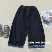 杭州六小六正版BY LIUXIAOLIU秋季儿童牛仔裤17347