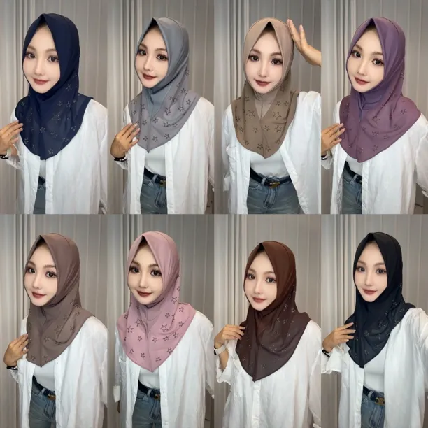 高品质拼接烫钻款套头