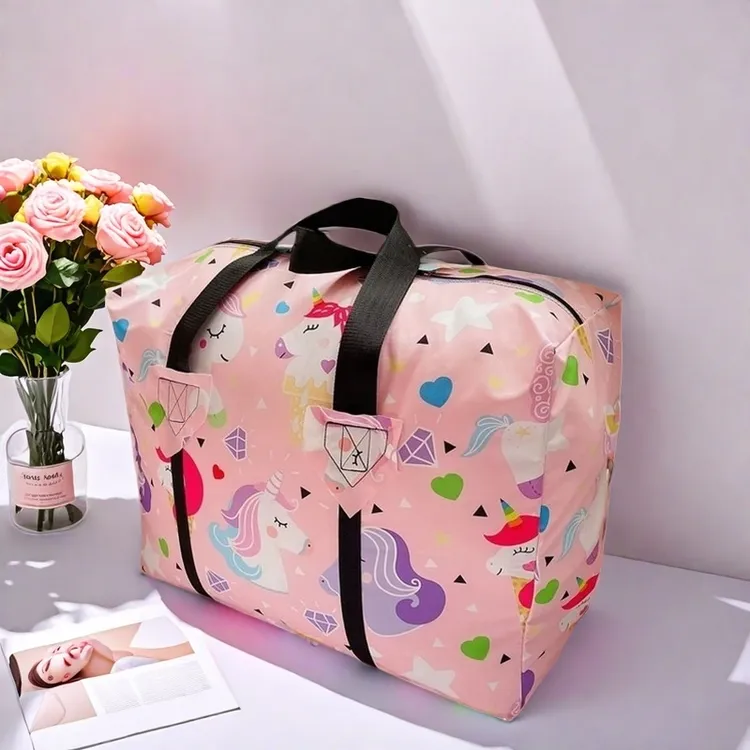 高品质幼儿园被子收纳袋 防水防潮健康布料可机洗 可爱儿童专用