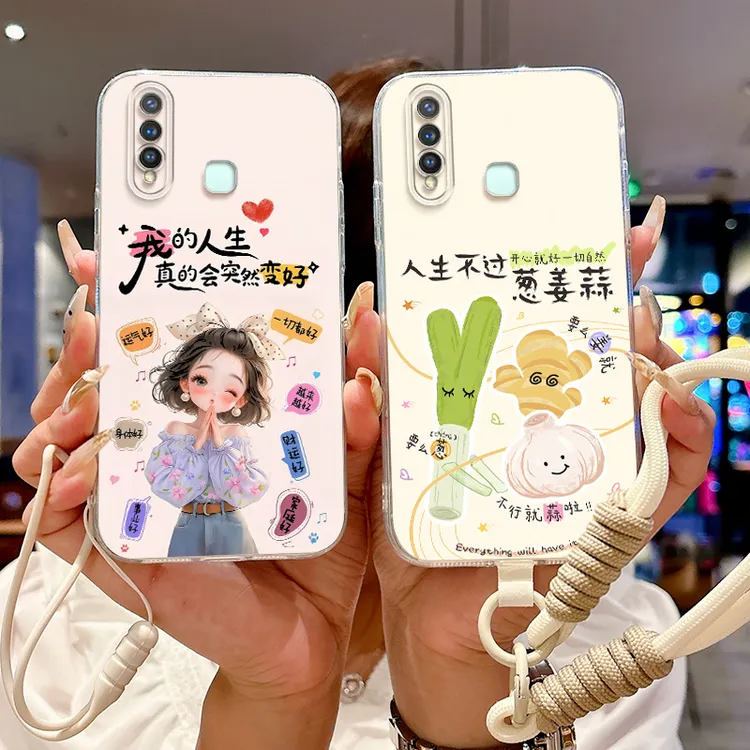 适用vivoz5x手机壳V1990A直边透明维沃z5x可爱v1v0防摔女v1voZ5x