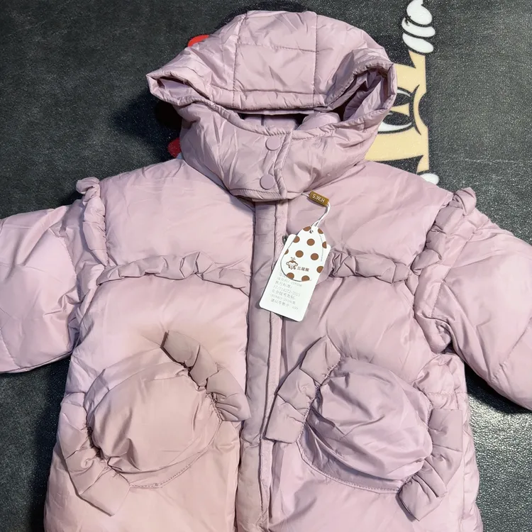 新款糖糖白鸭绒羽绒服