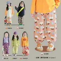 utouto大耳象女童六色满印运动裤2025春季新款儿童2501742