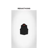 【RENATHING】不规则门襟羽绒马甲