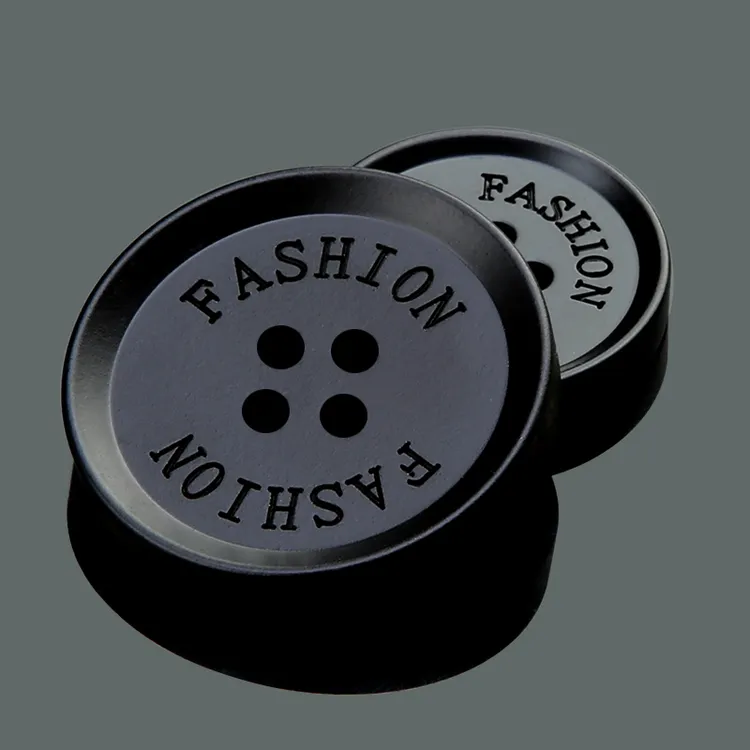 黑色西装钮扣男女衣服大衣毛衣开衫精致纽扣西裤树脂刻字扣