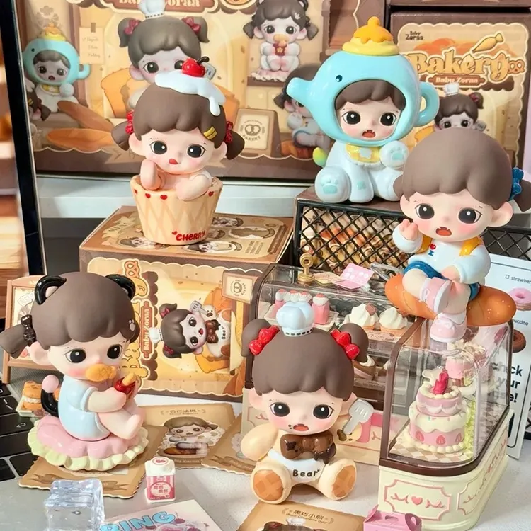 【国版】高质量Zoraa烘焙妹妹系列潮玩盲盒可爱摆件挂件生日礼物