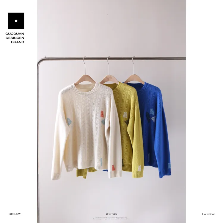 果缎 羊绒休闲百搭羊绒衫秋冬保暖时尚毛针织衫 MJS12-J62019