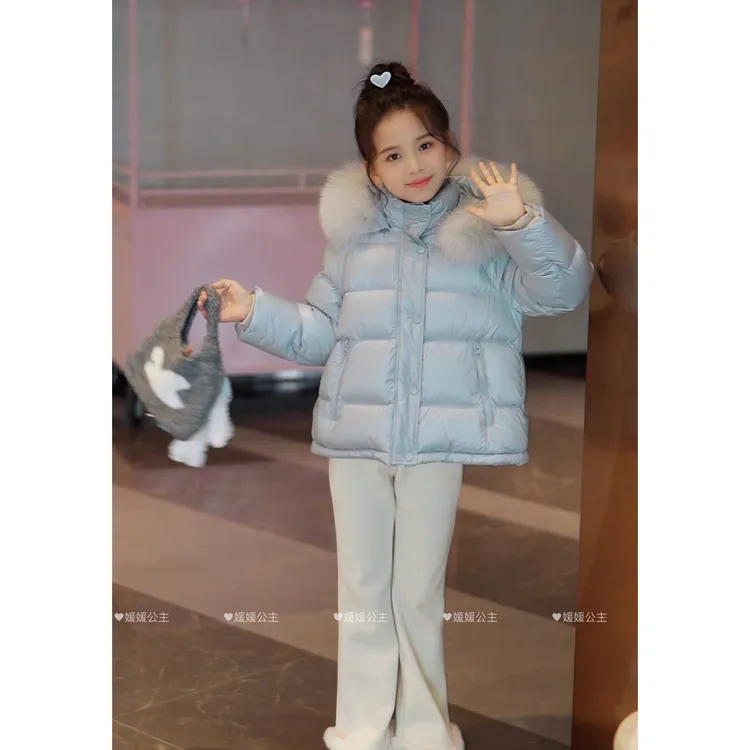 媛媛公主【高奢限定款】2025冬季女童加厚保暖羽绒服外套15415Q125