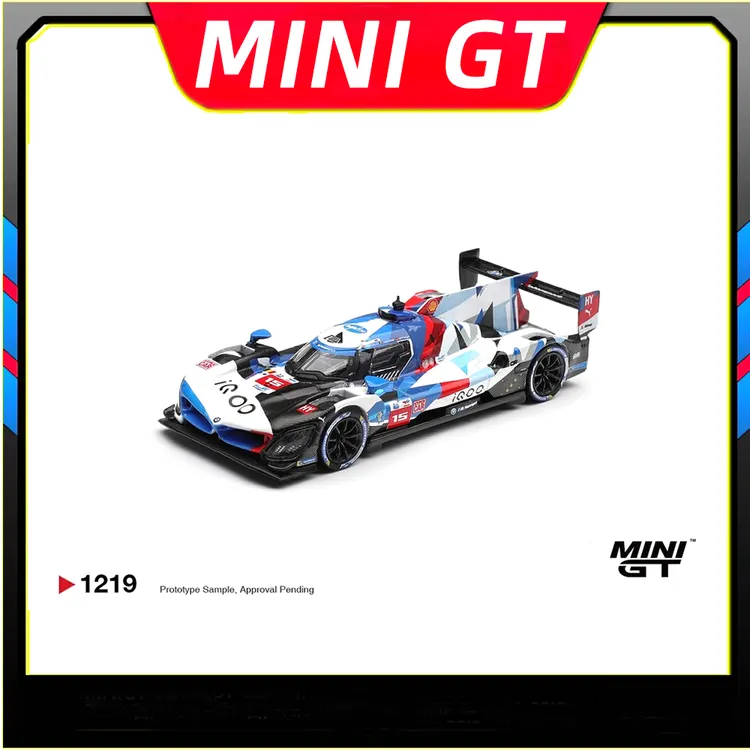 现货 MINIGT 1:64 BMW宝马IQOO V8 #15合金IMSA勒芒赛车模型#1219