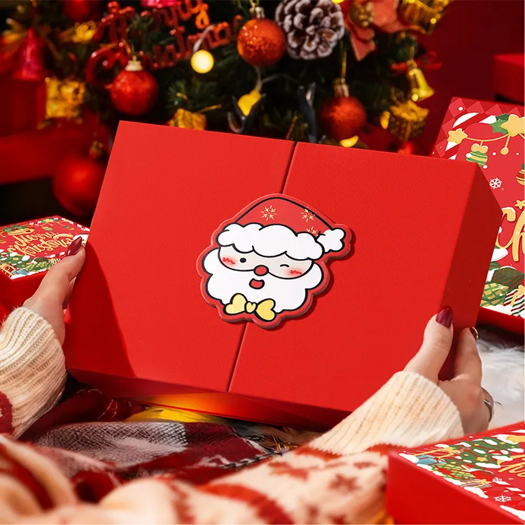 精致圣诞礼物盒平安果包装盒大号生日礼盒空盒子围巾礼品盒送女友