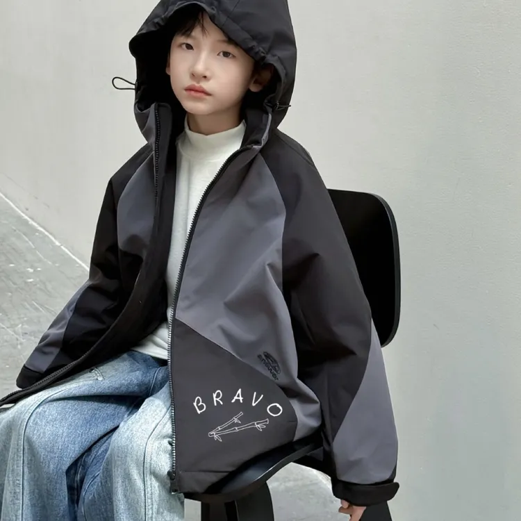 杭杭～布家冬季洋气保暖加棉冲锋衣（39009）