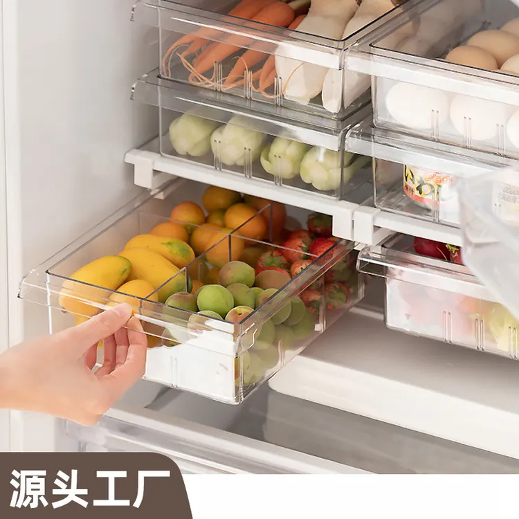 冰箱保鲜盒收纳盒家用厨房抽屉收纳冷冻鸡蛋盒食品蔬菜水果整理盒