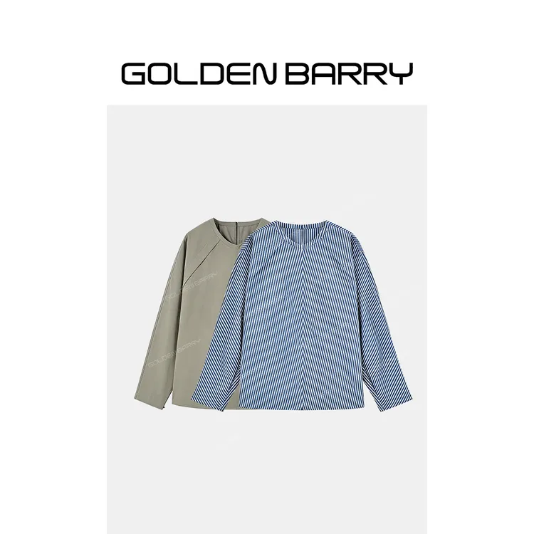 GOLDENBARRY「云影拾光」G时尚设计感衬衫212611