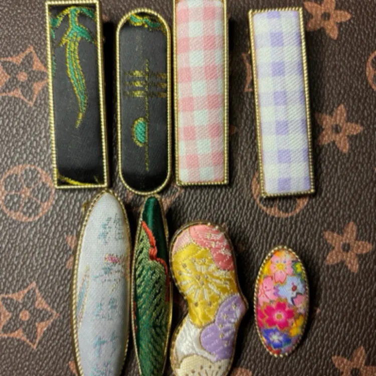 非遗国风复古扁平夹，布艺手工品默认微瑕，理性下单不退不换