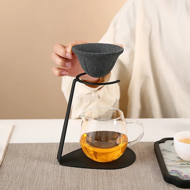 无孔茶漏微孔过滤茶家用高端茶滤日式滤茶器茶水分离y