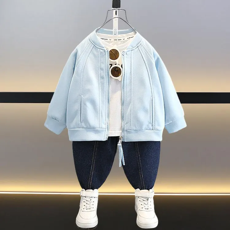 男童春季卫衣外套春秋款2025新款儿童春装开衫帅气潮小童开春上衣