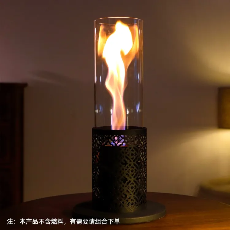 取暖器酒精家用小火炉取暖便携户外下单移动酒精露营氛围灯观火