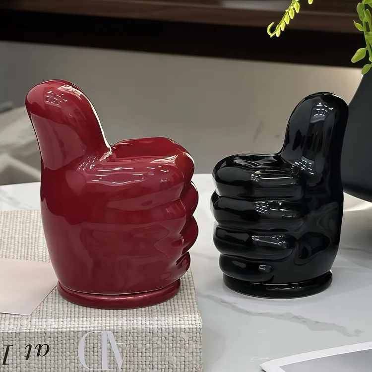 家用高档牙签盒轻奢高级感陶瓷牙签筒牙线盒创意棉签收纳盒2025款