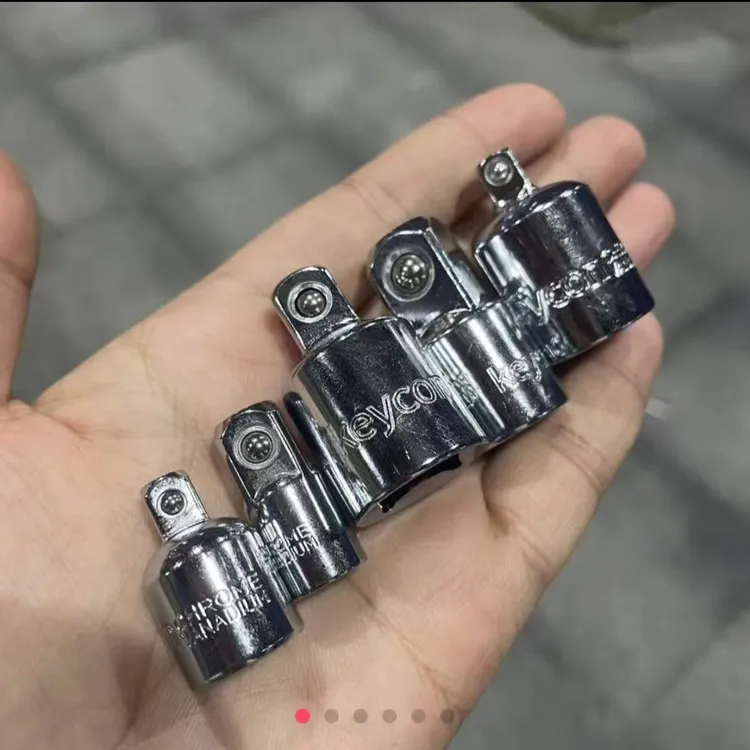 5件铬钒钢材质转换头组合变径套筒棘轮扳手转换头