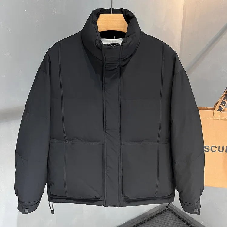 RAMEROBUDEN/卢密洛布登高级感90白鸭绒立领羽绒服男冬季加厚外套