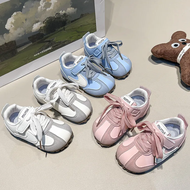 韩版儿童运动鞋夏季新款女童德训鞋透气网面男童休闲阿甘鞋宝宝鞋