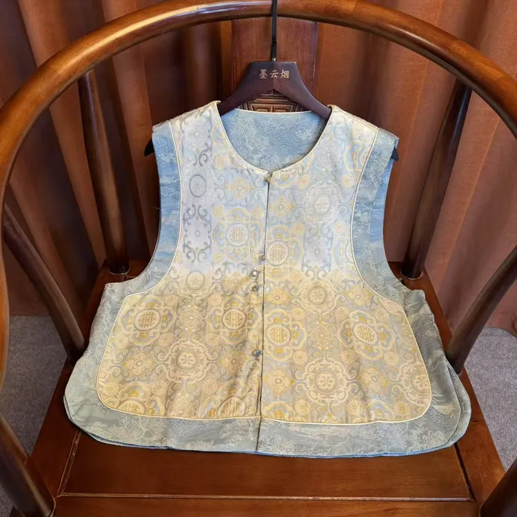 【言昭】双面穿时尚高级民族风马甲气质百搭轻奢四季国风马甲1005-2