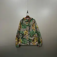 （jp）118 GUCCI 古驰 老虎印花连帽满印夹克 48码/95新