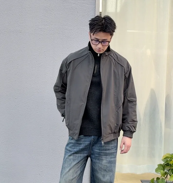 WANZISHUSHU/丸子叔叔 现货【双面穿】男士夹克外套ST58611