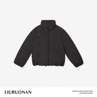 LIURUONAN | 9.28四周年【鹅绒小泡芙】立领斜襟纽扣短款羽绒服秋冬