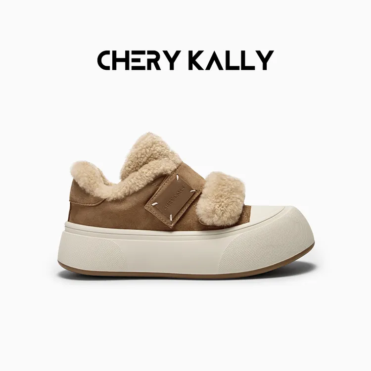 cherykally旅游鞋女款秋冬鞋子厚底鞋秋冬芒果鞋女士流行款鞋子