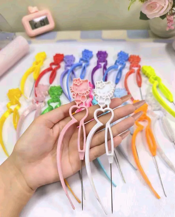 拼豆笔2.6mm拼豆豆豆针夹豆笔DIY材料包豆工具神器专用笔