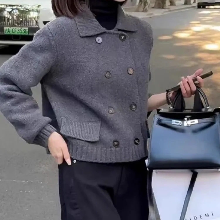 短款开衫外套新款爆款上衣时尚百搭裤子大码女装