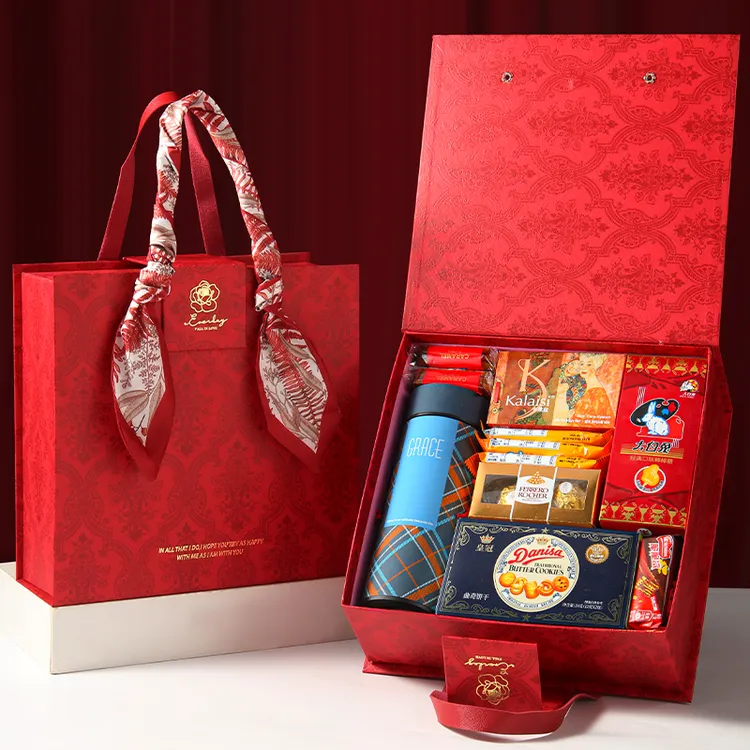 满月伴手礼儿童生日十周岁回礼礼盒宝宝诞生喜蛋百日宴喜饼成品装