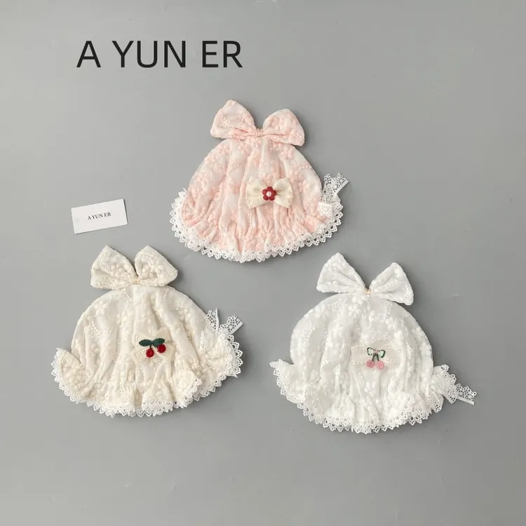 婴儿帽子春夏季薄款宝宝女遮阳帽婴幼儿公主盆帽新生儿秋天渔夫帽