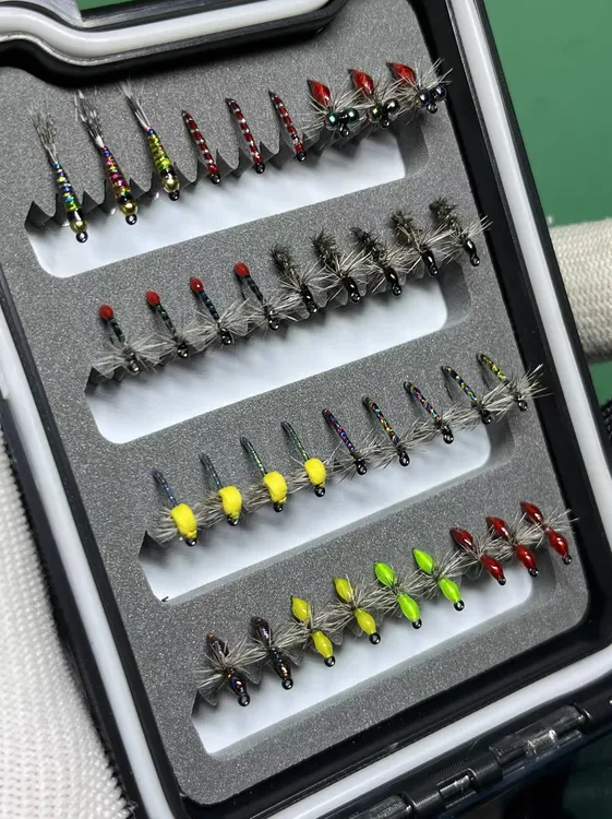 路亚微物毒飞蝇钩适用于缓流区钓马口白条的钓鱼小配件