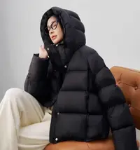 【进口品质】蚕物2025新款保暖气质鹅绒羽绒服外套h227彭彭