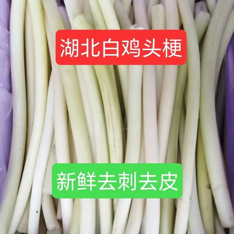 正宗白鸡头梗芡实杆新鲜鸡头梗湖北特产芡实梗刺鸡梗现摘应季蔬菜