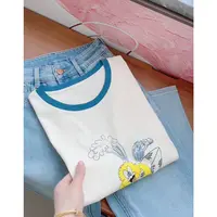 【小黄鸡T】百搭简约撞色减龄短袖T恤