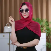 韩版时尚出游防晒百搭木珠丝巾纯色多功能薄款夏季围巾