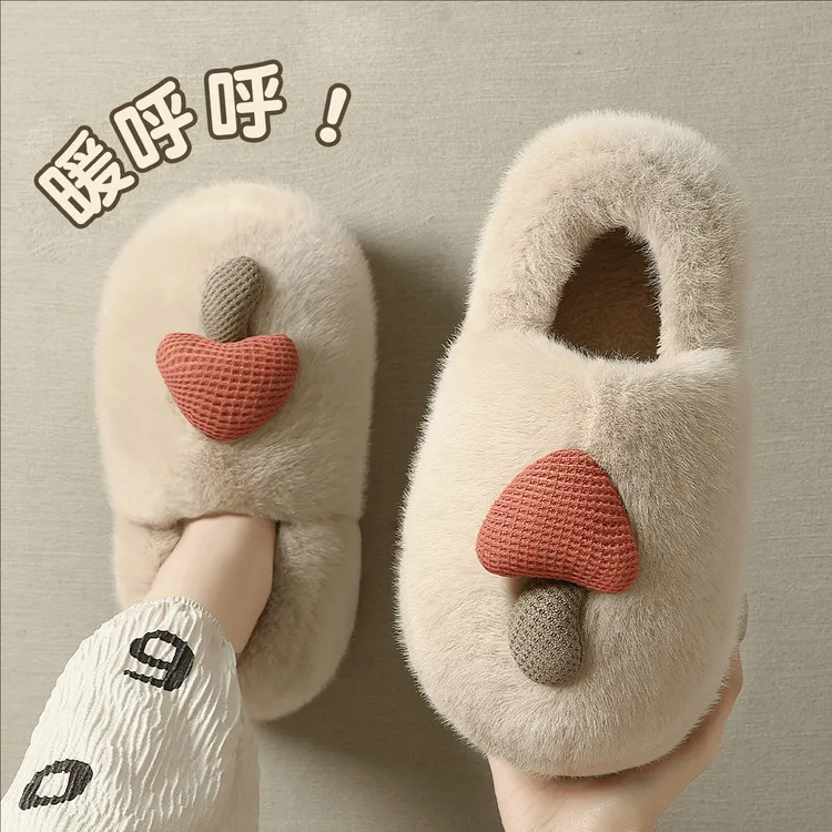 踩屎感棉拖鞋女包跟2025新款秋冬季室内家居厚底保暖毛毛绒月子鞋