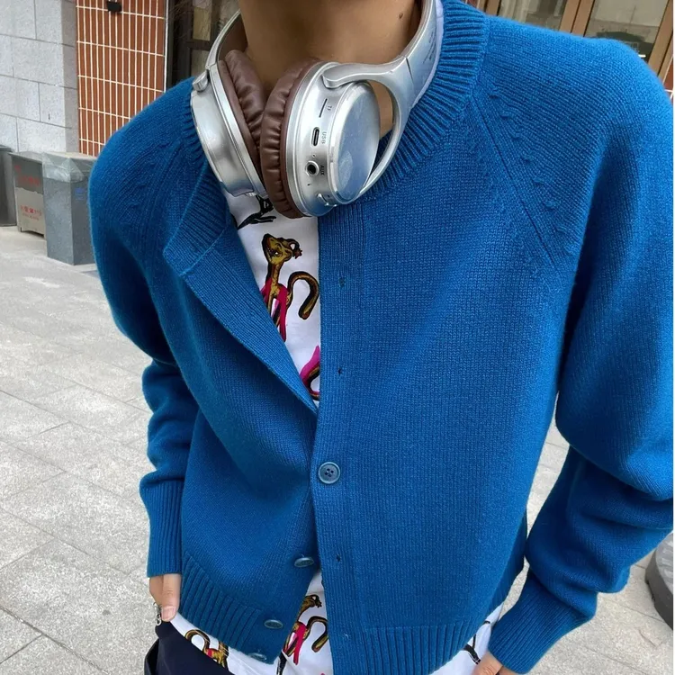 AMASS/阿玛施【温柔狙击】早春390圆领新款开衫548033