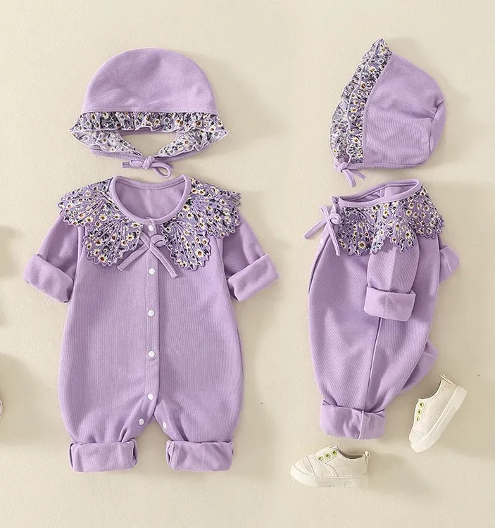 【下单送帽子】婴儿连体衣春秋宝宝长袖哈衣新生儿衣服超萌外出春装