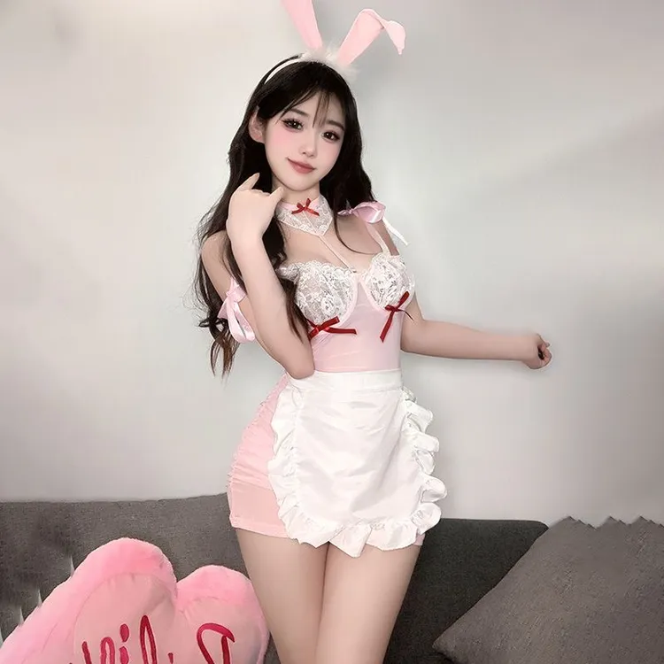 【梦魂不舍】沁粉佳人！蕾丝公主千金少女纯欲裙