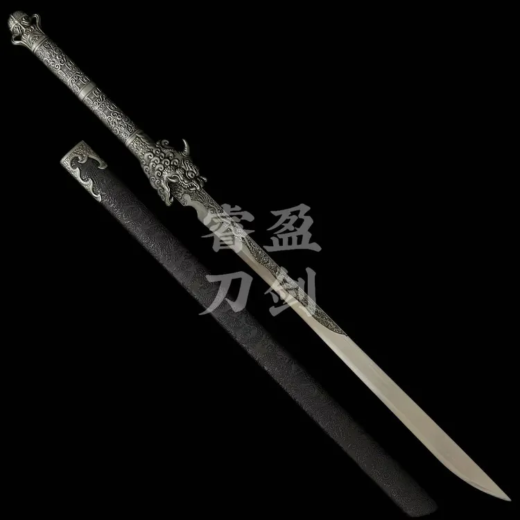 【魔影绣春刀】龙泉刀剑一体锻打绣春刀工艺品未开刃