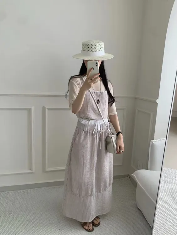 氛围感女孩不挑人衣服夏日清新法式新