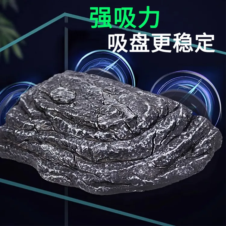 深水乌龟爬台晒台仿真浮岛爬架梯高水位躲避休息鱼缸爬坡晒背造景